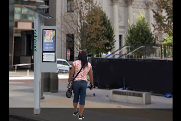 Solstreet transit pole